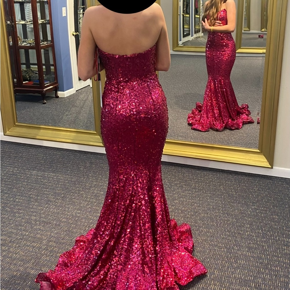 Portia and Scarlett full sequin prom/pageant dress.